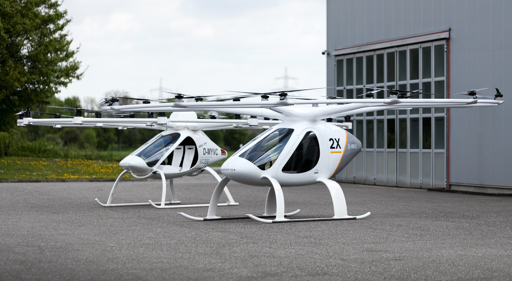 Немецкий стартап Volocopter привлек 200 млн евро в ходе раунда финансирования